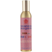 Гигиенический спрей для рук Nature Shine в металлическом флаконе, 100 мл, золотистый Гигиенический спрей для рук Nature Shine в металлическом флаконе, 100 мл, золотистый