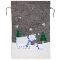 Мешок для подарков Noel, с медведями Мешок для подарков Noel, с медведями