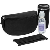 Набор Everclear с санитайзером, черный Набор Everclear с санитайзером, черный